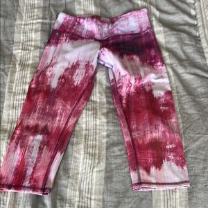 Kids Pink and White Leggings